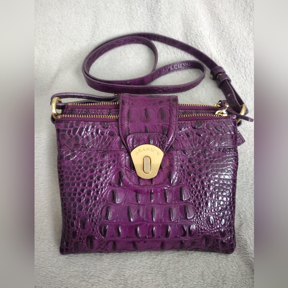 BRAHMIN Purple Mojito crossbody